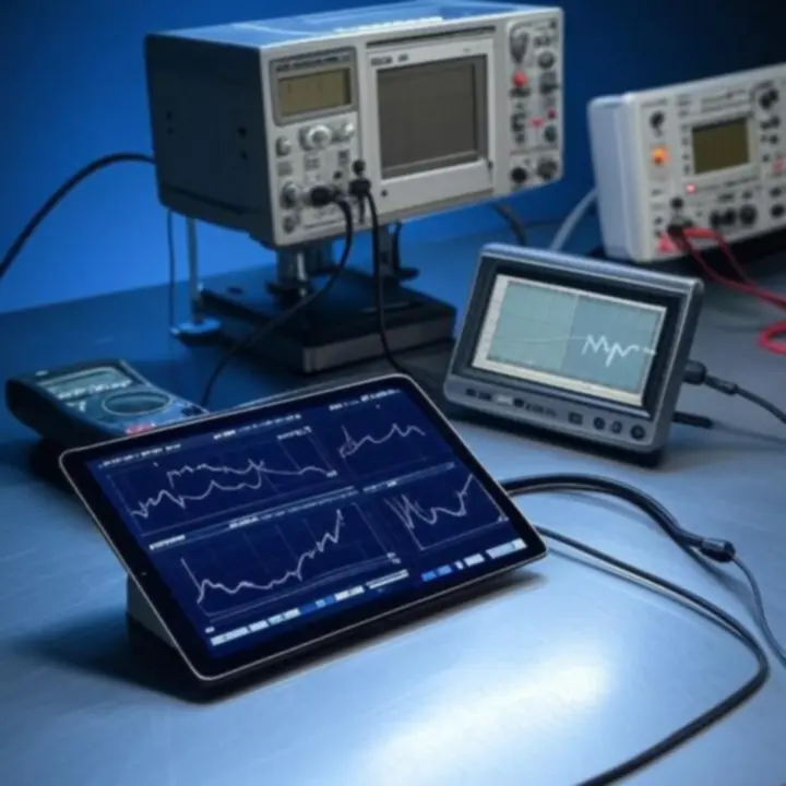 Bliski ujęcie zaawansowanego sprzętu diagnostycznego
