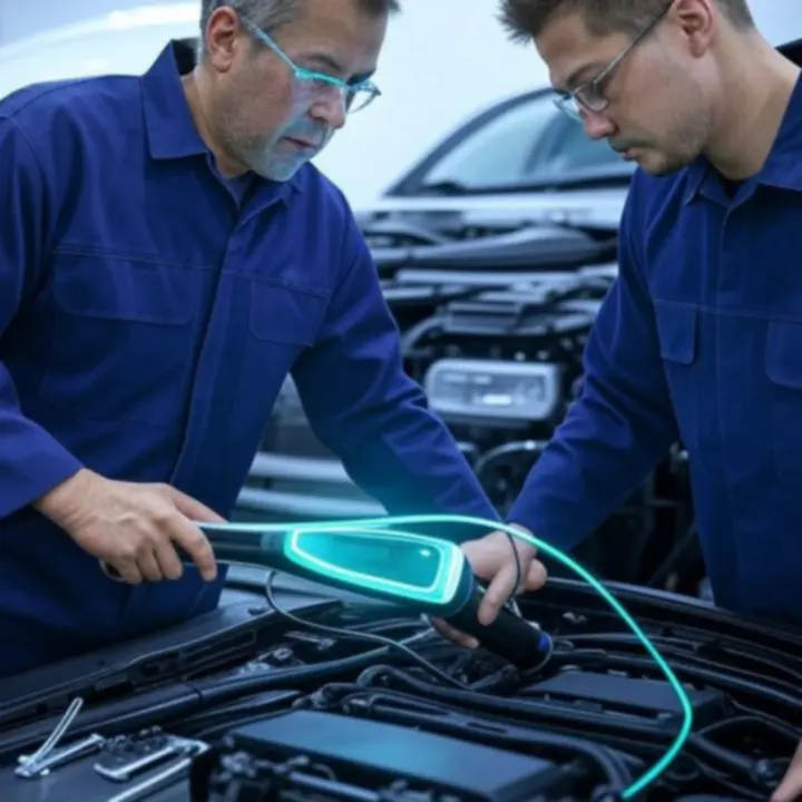 Certyfikowani mechanicy podczas szkolenia