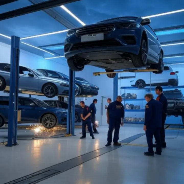 Banner naprawy samochodowej